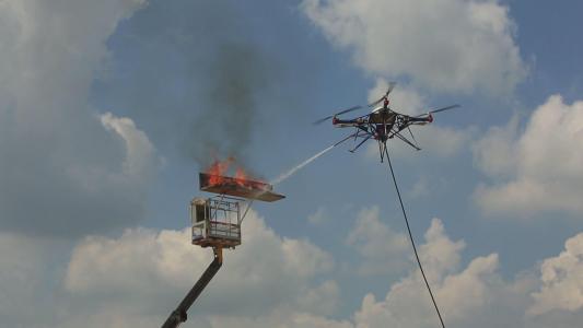 消防無人機(jī)有什么好處?(圖1) 消防無人機(jī)有什么好處?(圖1)