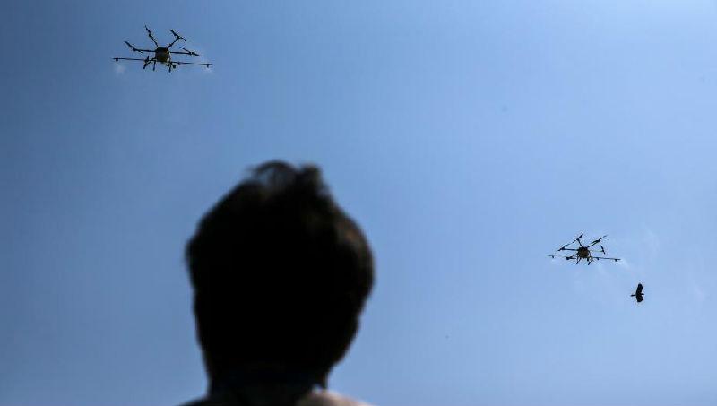 工業(yè)無人機(jī)亮相高空負(fù)責(zé)監(jiān)測(cè)大氣污染源(圖2) 工業(yè)無人機(jī)